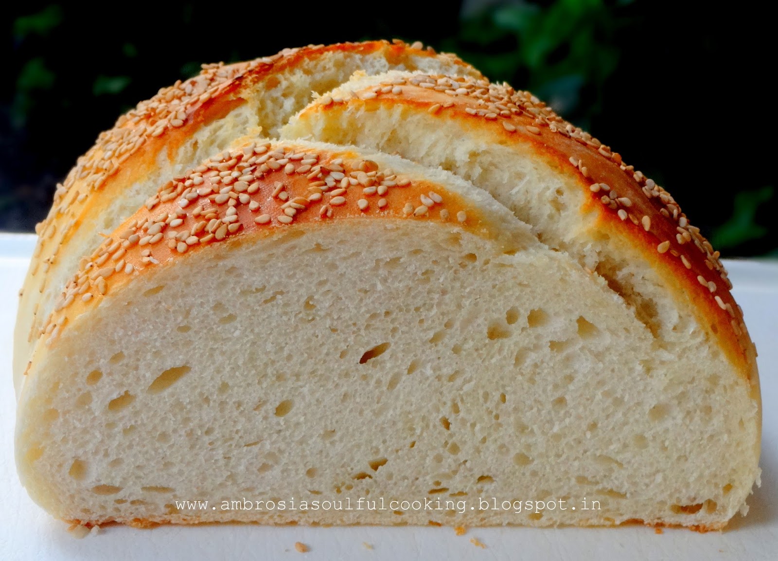 Italian Sesame Bread (Vegan) Ambrosia