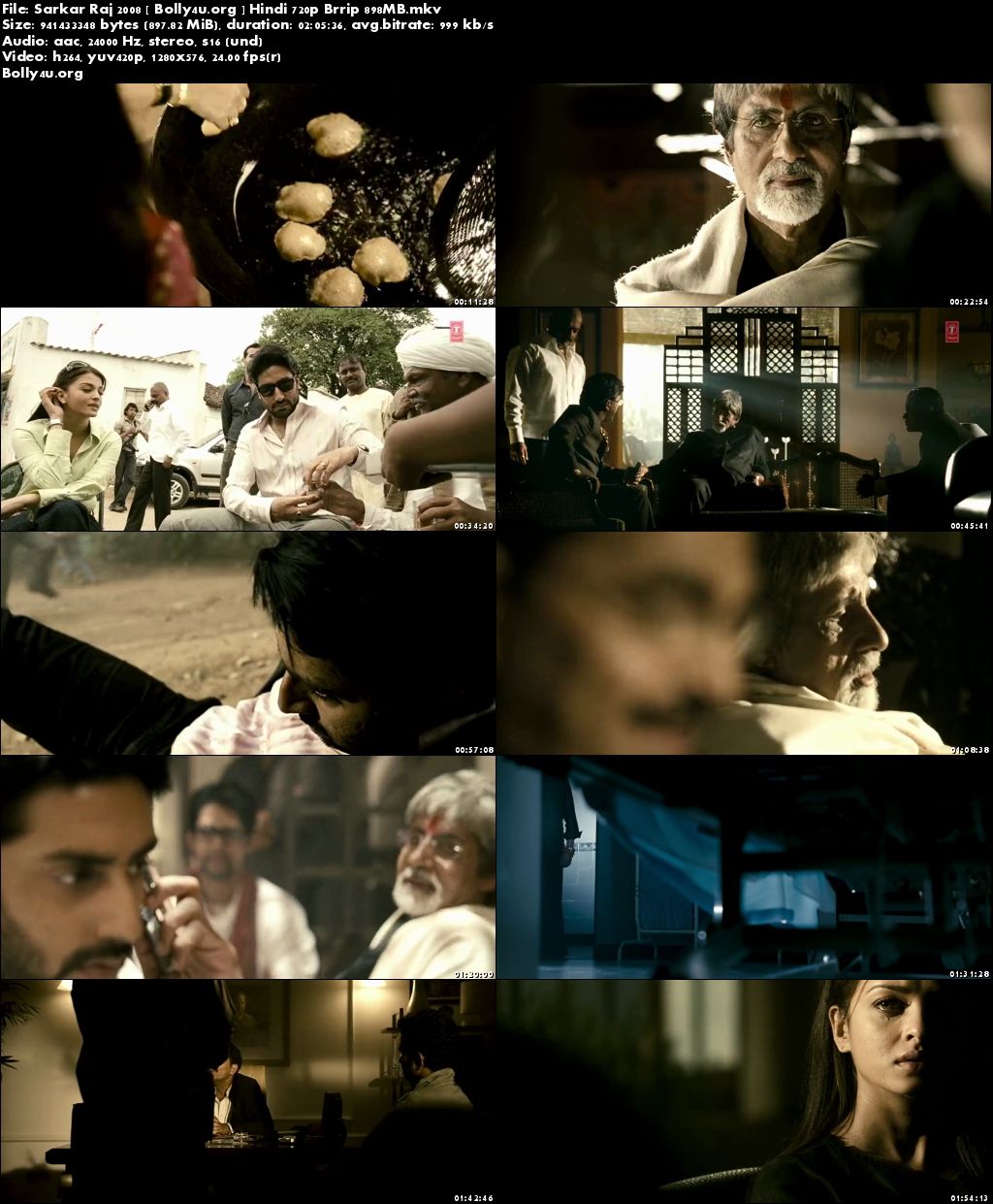 Sarkar Raj 2008 BluRay 350MB Full Hindi Movie Download 480p