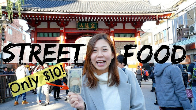 $10 Japanese Street Food Adventure In Asakusa: Tokyo Street Food Guide | Asakusa Japan Travel Guide 