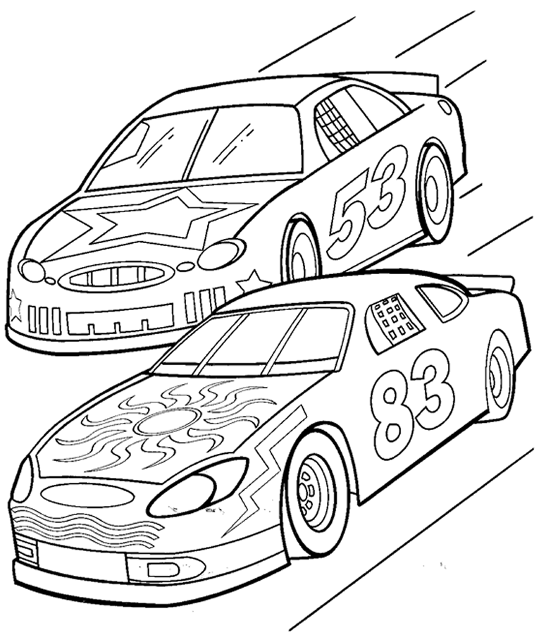 race car design coloring pages - photo #23