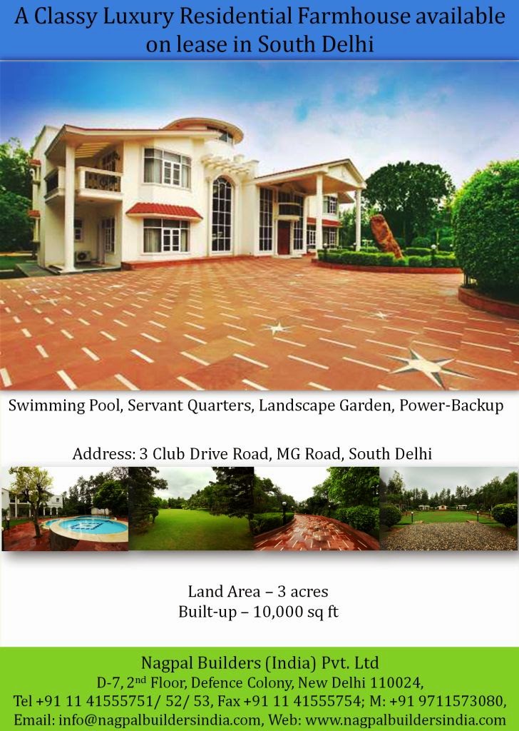 One Acre Farmhouse in Delhi 2015