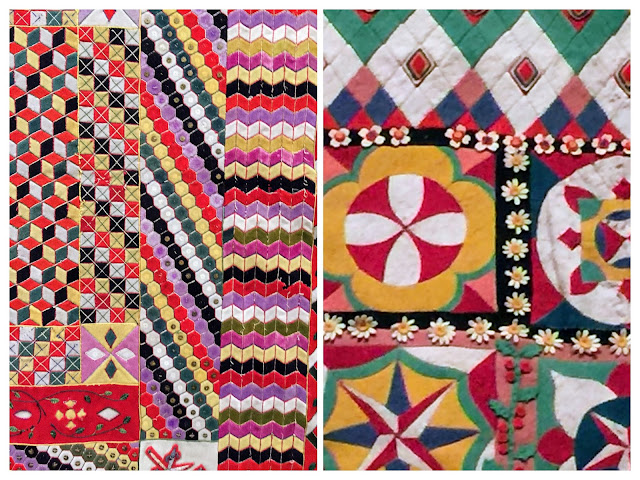 One of the soldier quilts from the exhibit War and Pieced at the American Folk Art Museum, NYC.