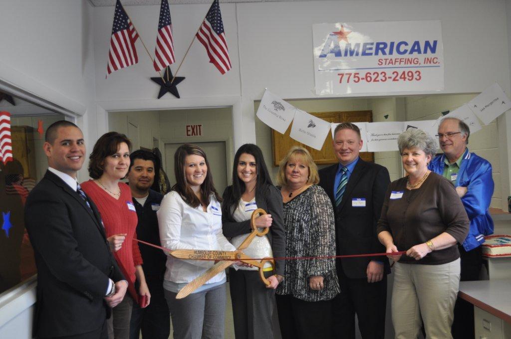 Humboldt County Chamber of Commerce American Staffing opens in their