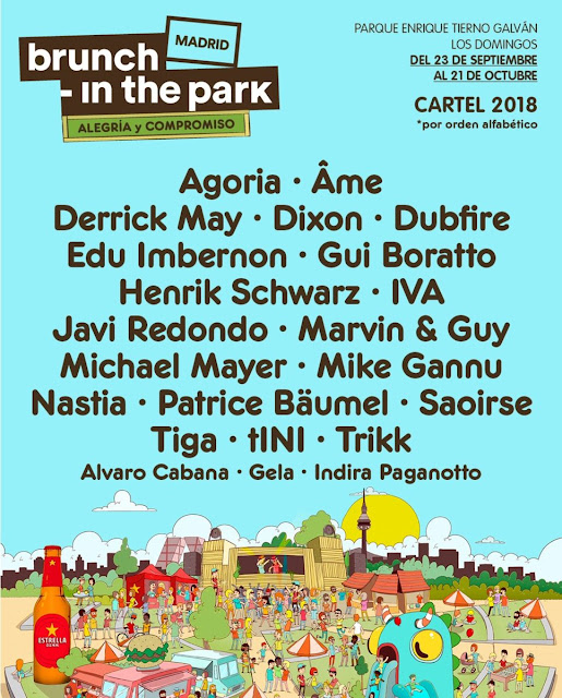 Cartel, Brungh in the Park, Madrid, 2018