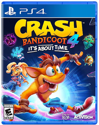 Crash Bandicoot 4 Its About Time Game Cover Ps4