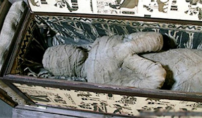 Descubrió una momia en el ático