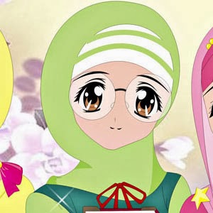 Gambar Kartun Muslimah Cantik - Belajar Menjadi Muslim Seutuhnya
