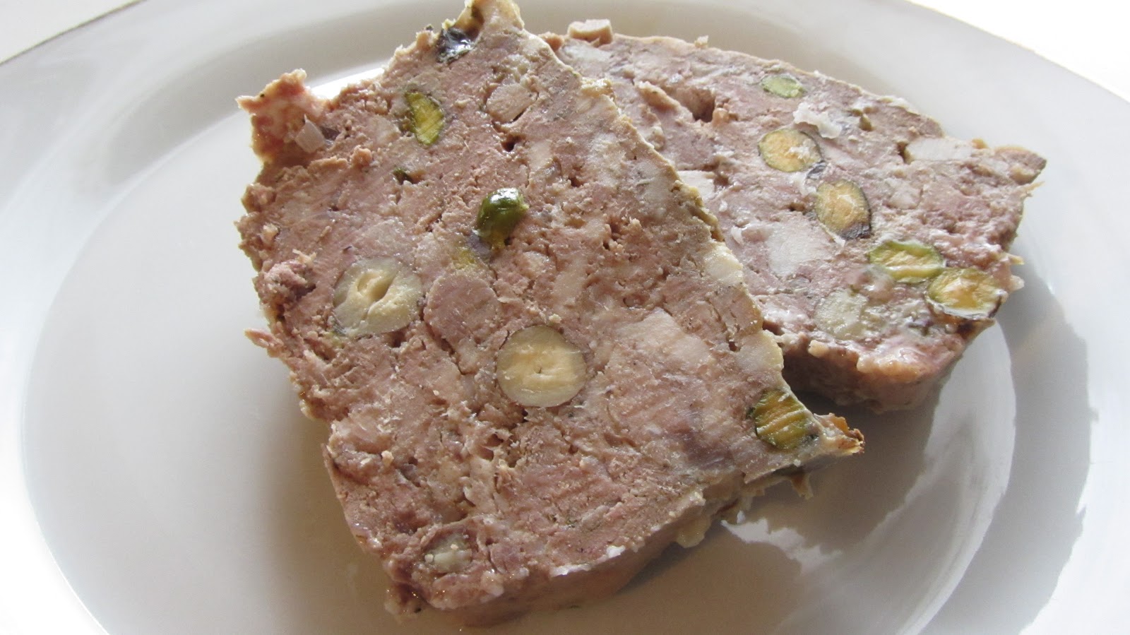 A table ! Terrine de canard.