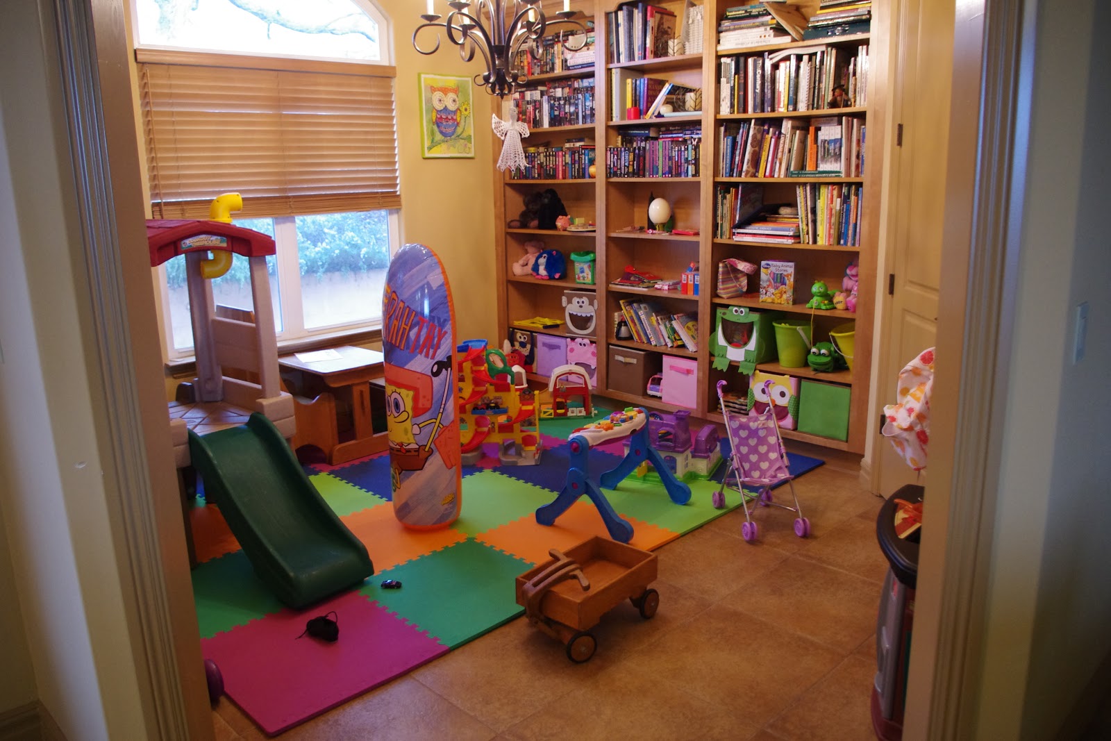 My life, in snippets Dining room turned playroom