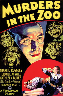 Poster - Murders in the Zoo (1933)