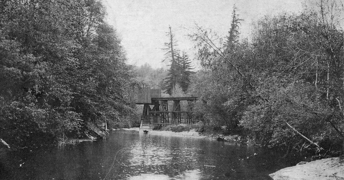 Santa Cruz Trains Maps Ben Lomond to Boulder Creek