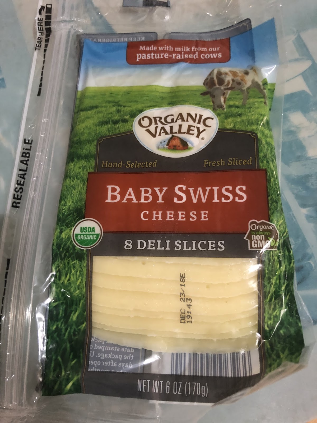 Morsels of Délice Organic Valley Baby Swiss Cheese