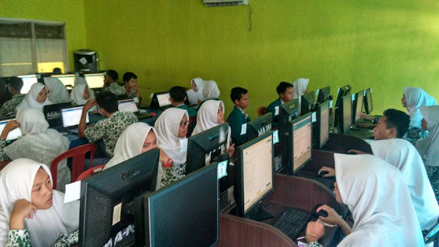 UNBK Madrasah Aliyah Nurul Huda Tahun Ajaran 2016/2017