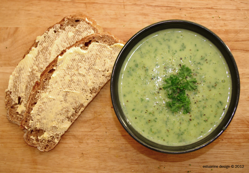Hamletweblog Cream of Parsley Soup