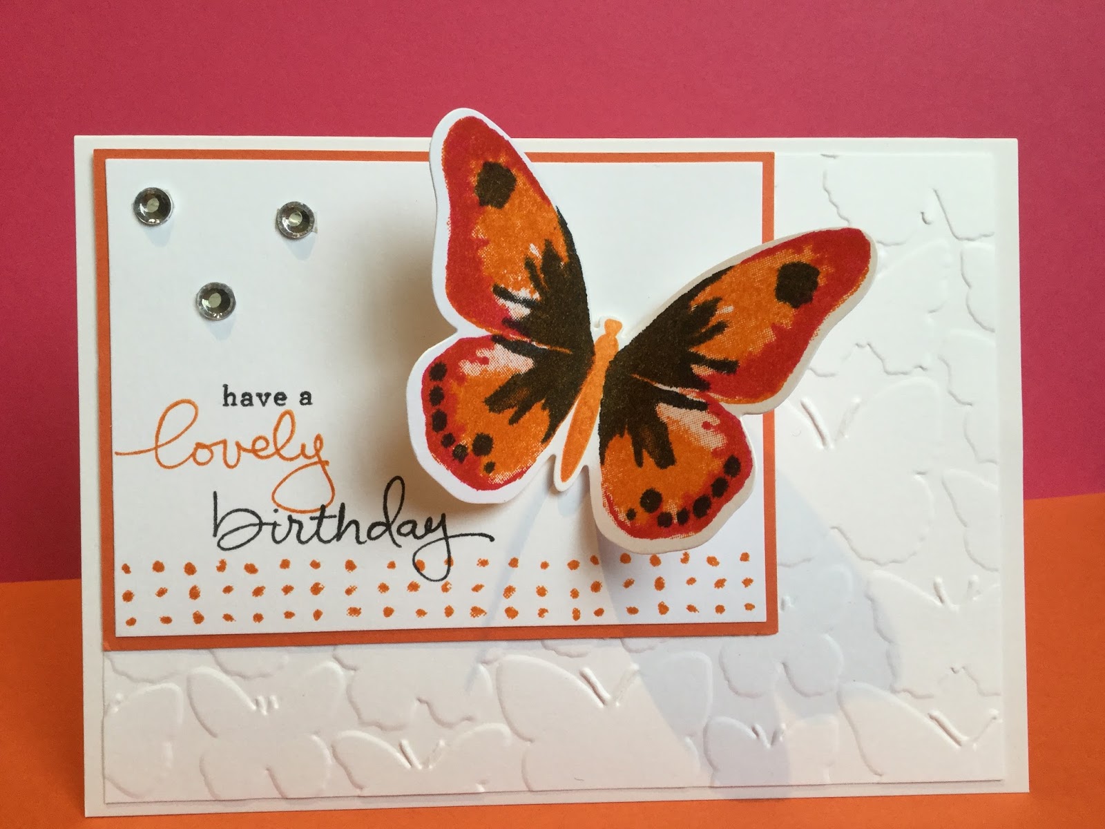 Carla's scrappy tales: Butterfly Challenge Card