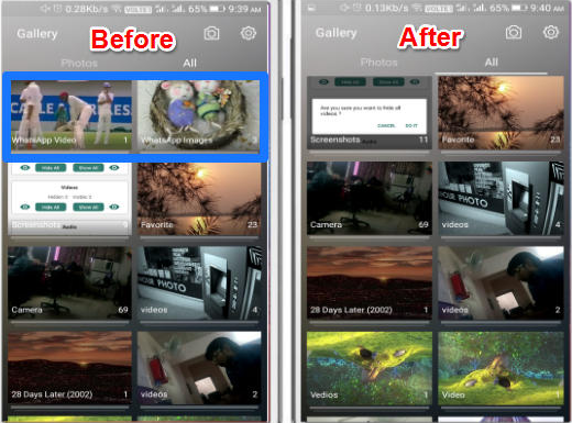 how to hide whatsapp chat media from gallery