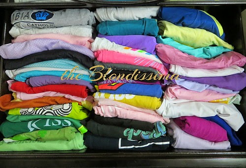 Folding Clothes Vertically The Blondissima
