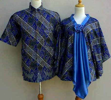 Model Baju Batik Couple Lebaran