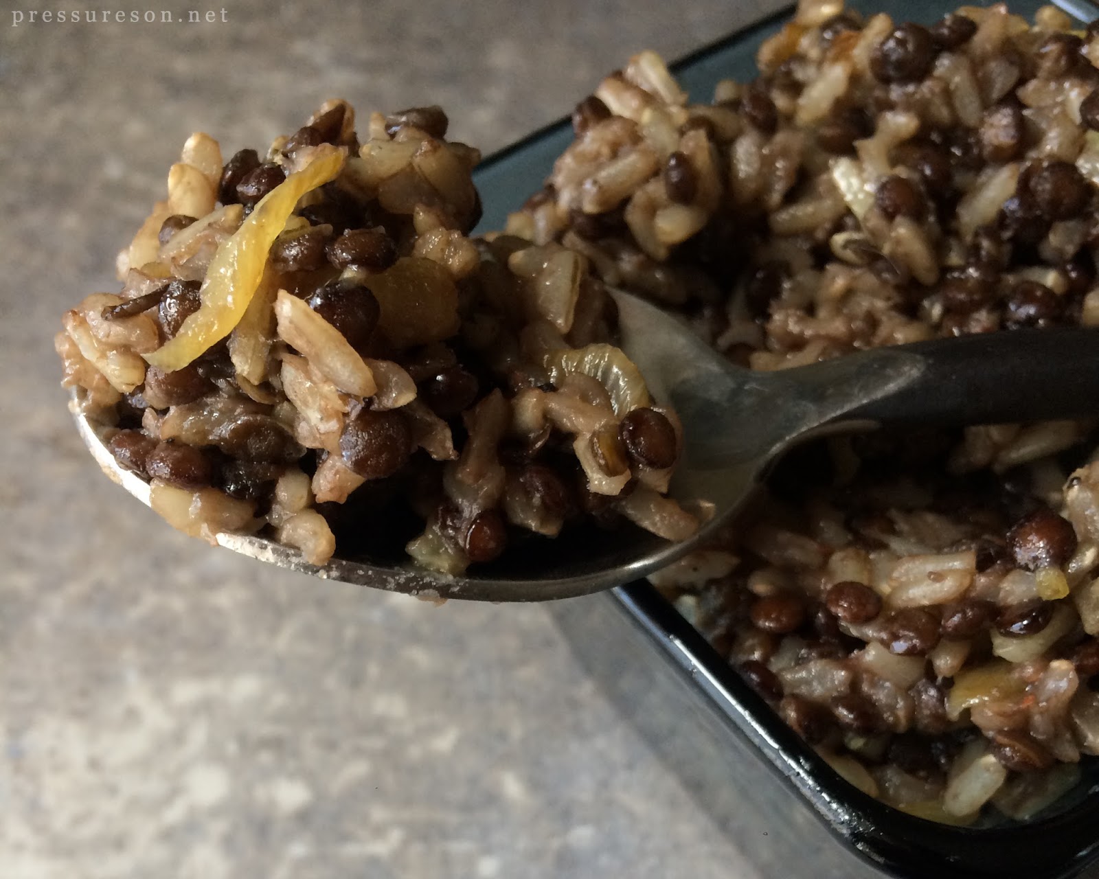 Mujadara (pressure cooker) Fit Happy Foodie