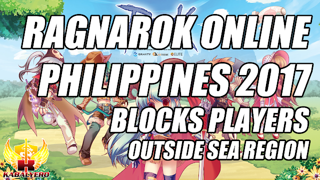 Ragnarok Online Philippines 2017 Blocks Players Outside SEA Region