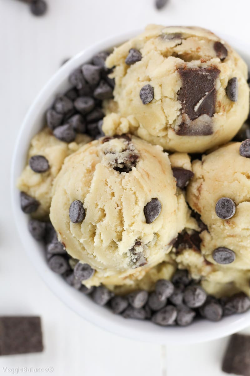 Recipes Edible cookie dough (eggless, gluten free)