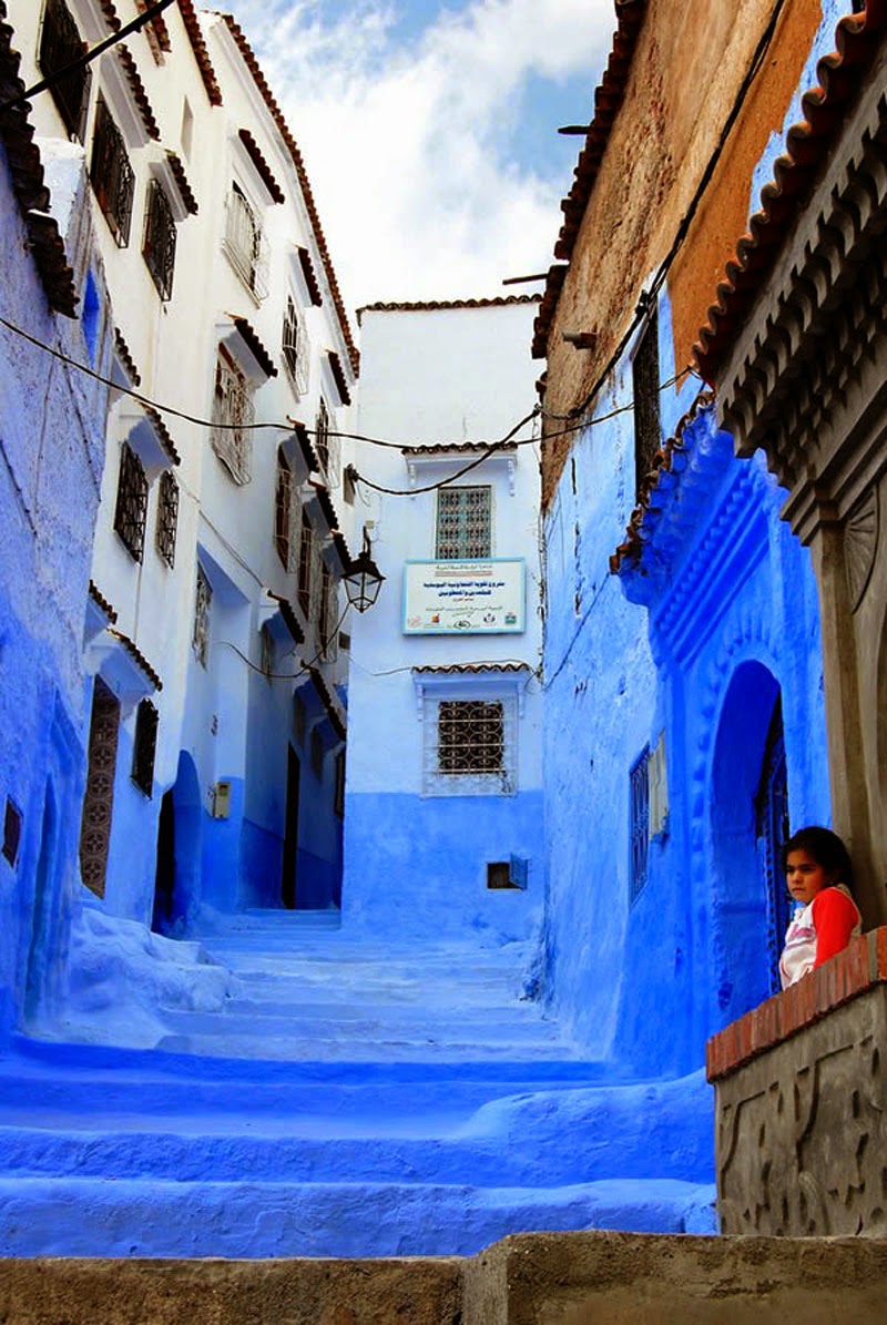 1. Blue Street, Morocco - 5 of The Most Wondrous Streets on Earth 1. Blue Street, Morocco - 5 of The Most Wondrous Streets on Earth