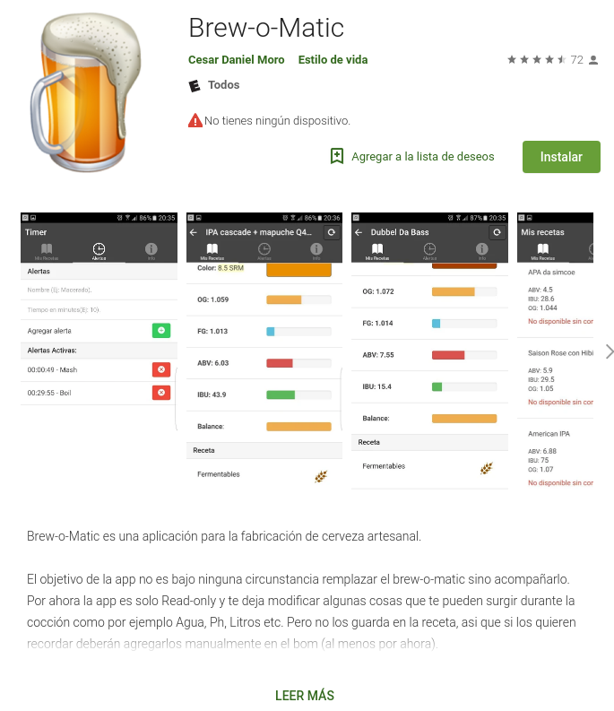 Brew O Matic, La App Para Tus Recetas | CIBART
