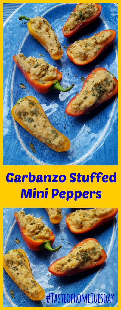 Garbanzo Stuffed Mini Peppers