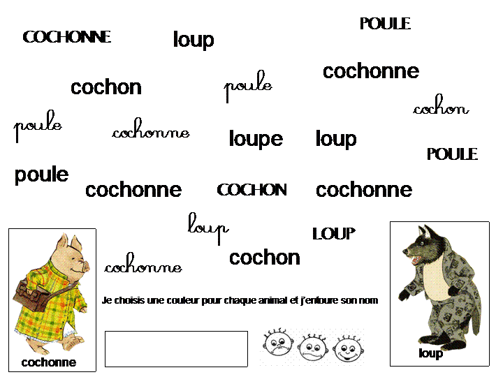 Auteur Des Trois Petit Cochons Mots Croisés Maternelle: Les trois petites cochonnes, exploitation en lecture avec