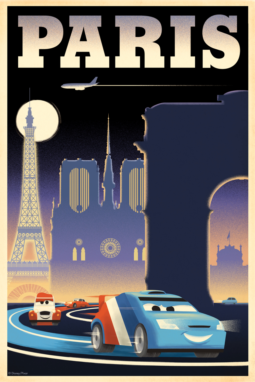 CARS 2 Movie Poster Triptych