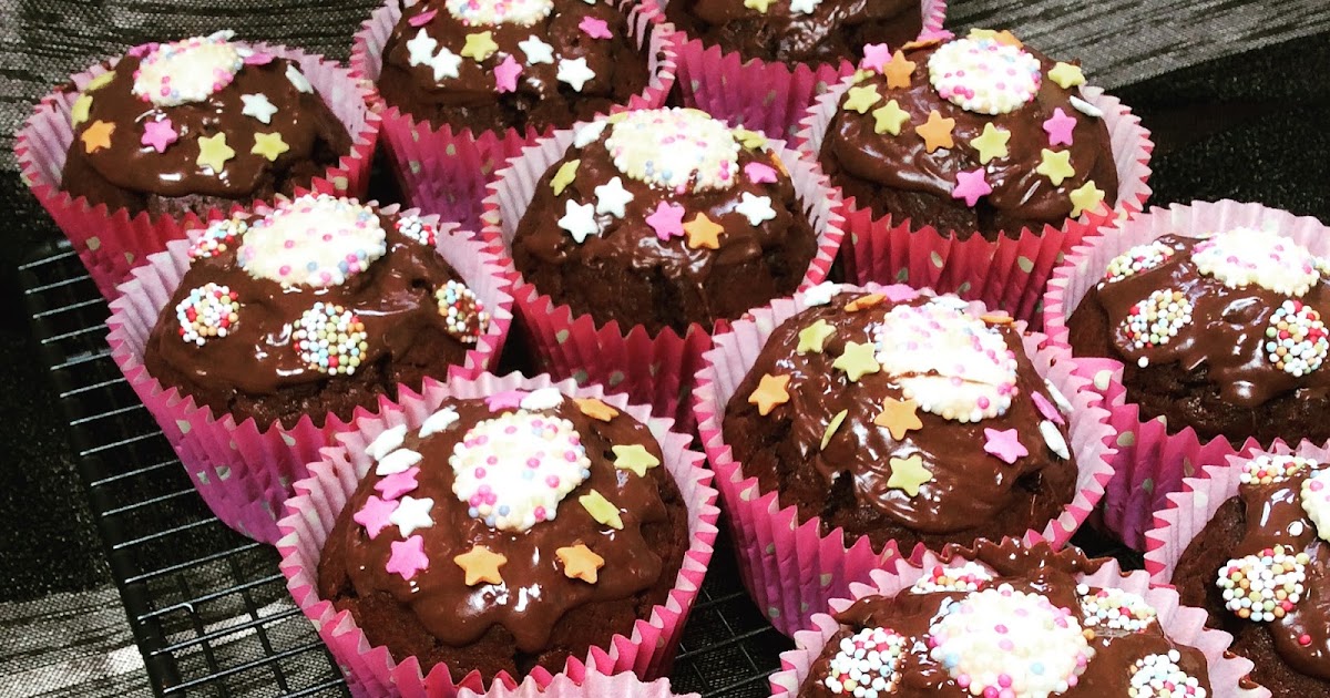 Chez Maximka Chocolate hazelnut muffins for school fayre