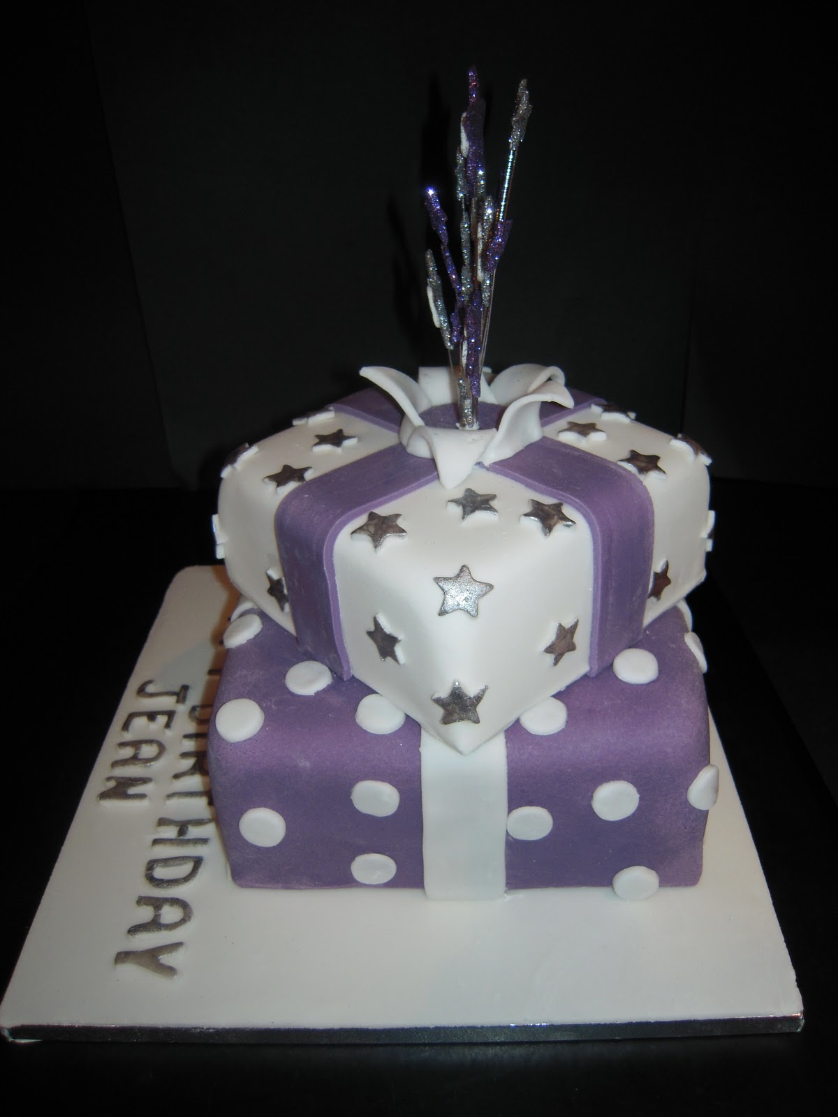 Eileen Atkinson's Celebration Cakes: 60th Stacked presents ...
