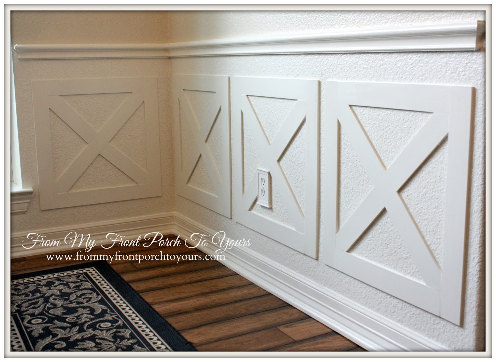 From My Front Porch To Yours DIY Crossbuck/Barn Door Dining Room