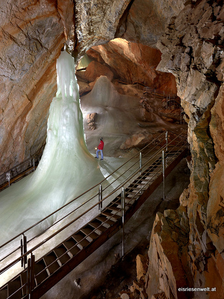 Formaciones de Hielo en Eisriesenwelt (Werfen, Austria)