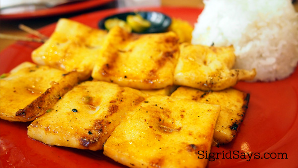 grilled squid - Ribshack - Bacolod restaurants