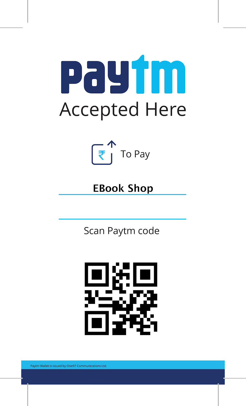 Paytm to E-Book Shop