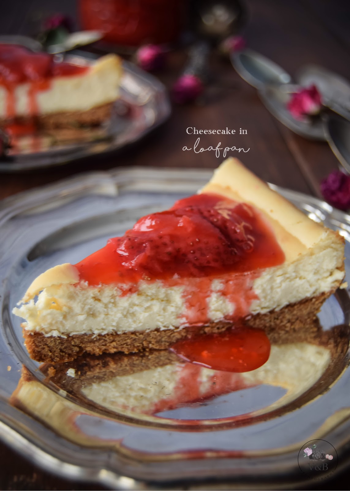 Cheesecake in Loaf Pan Vanilla & Berries