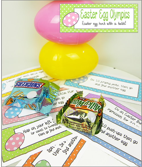 Easter Games "Easter Egg Olympics" Parties and Patterns