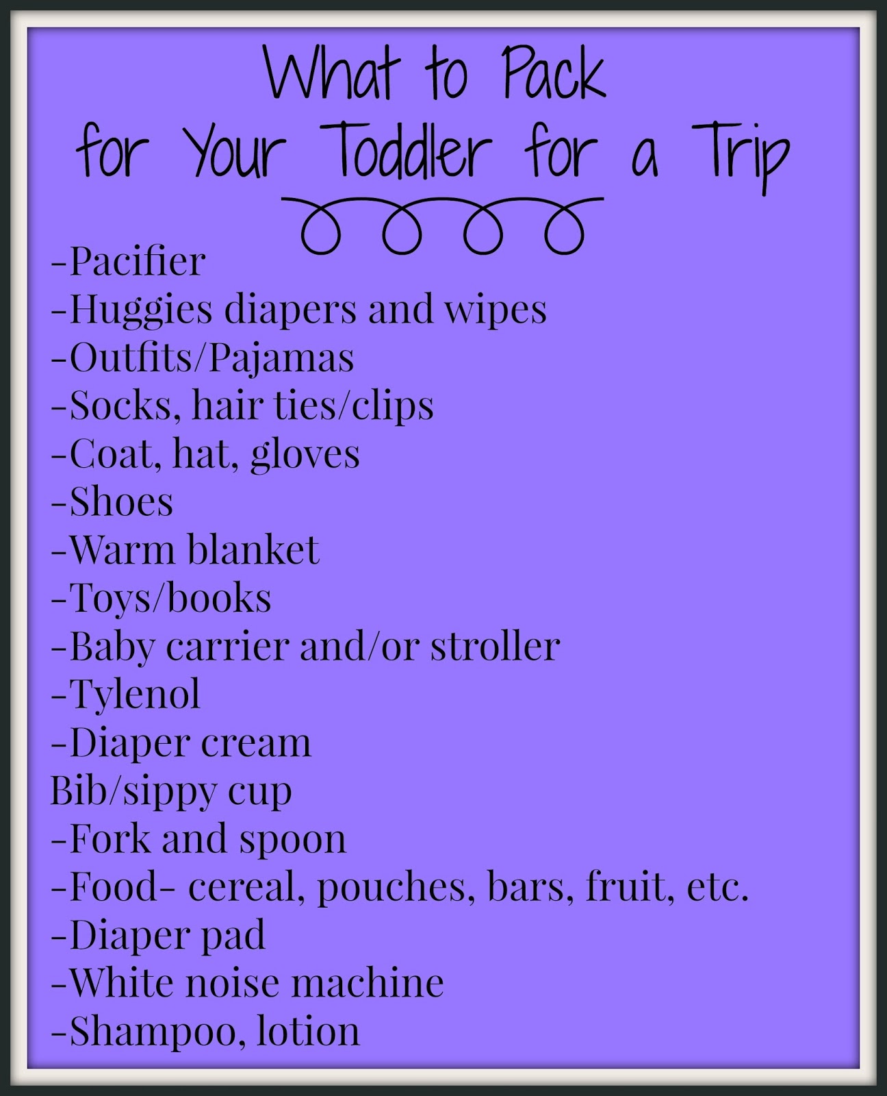 How to Pack for Your Toddler for a Trip The Nutritionist Reviews
