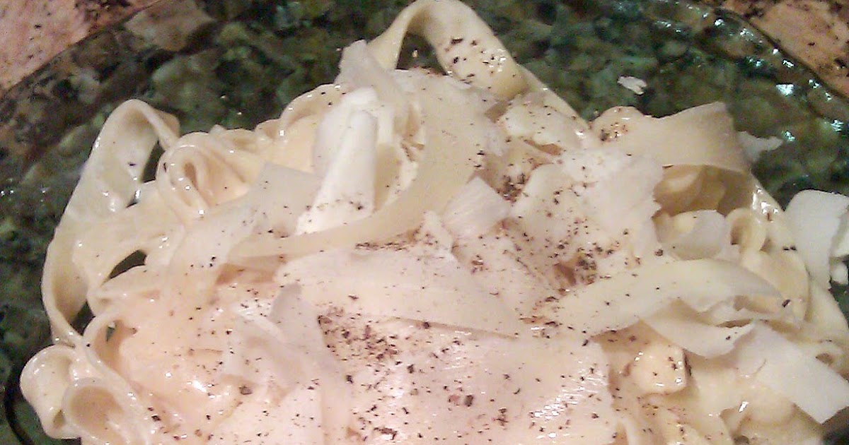 Culturally Confused Ina Garten Tagliarelle with Truffle Butter