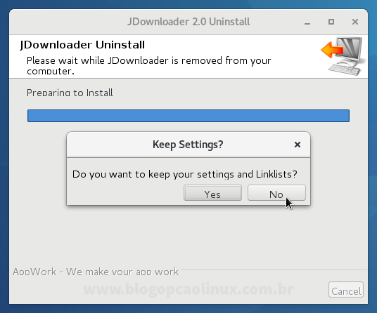 Deseja manter as suas configurações pessoais do JDownloader? Deseja manter as suas configurações pessoais do JDownloader?