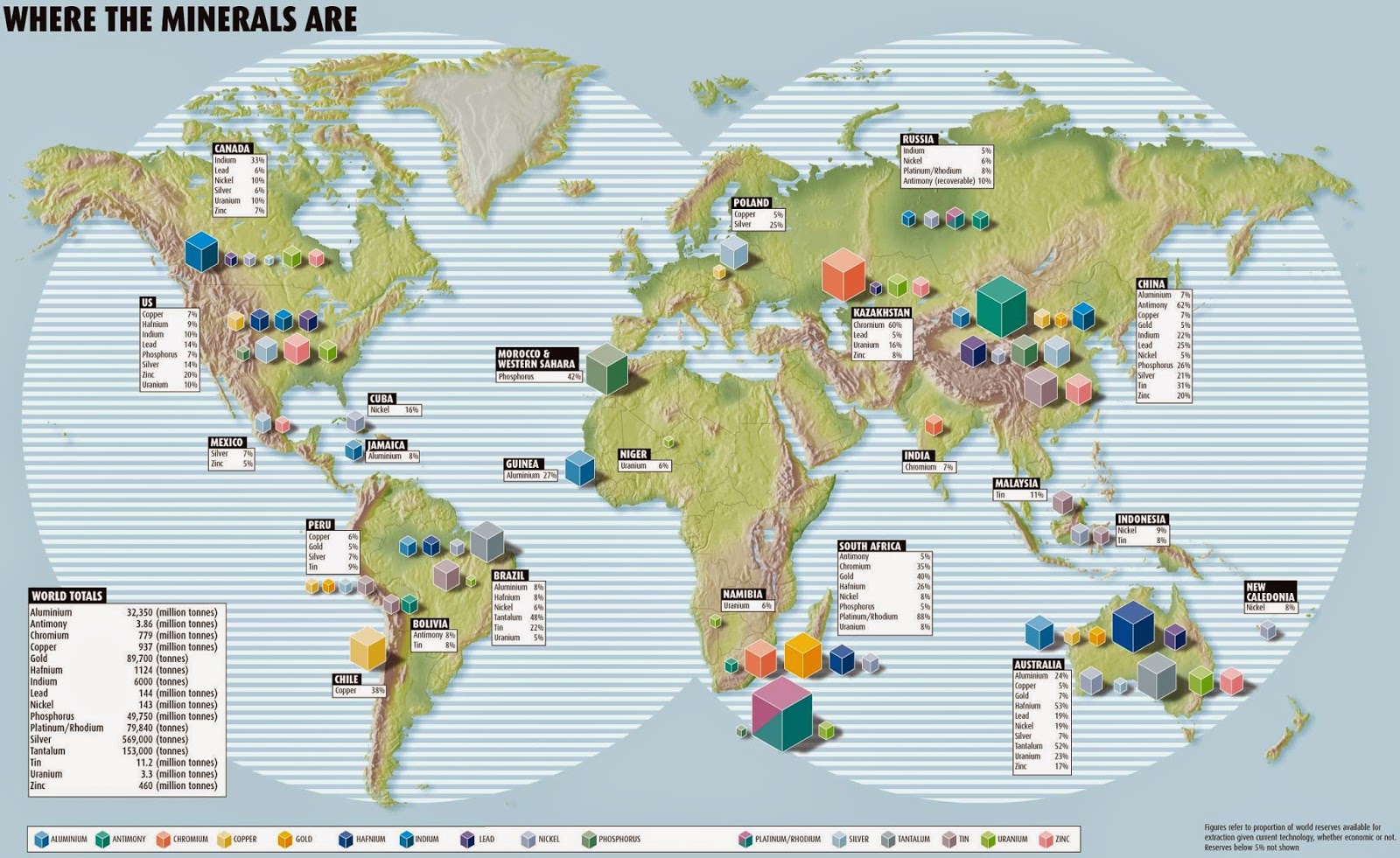ANTHROPOLOGY OF ACCORD Map on Monday Sixteen Rare Metals and Minerals