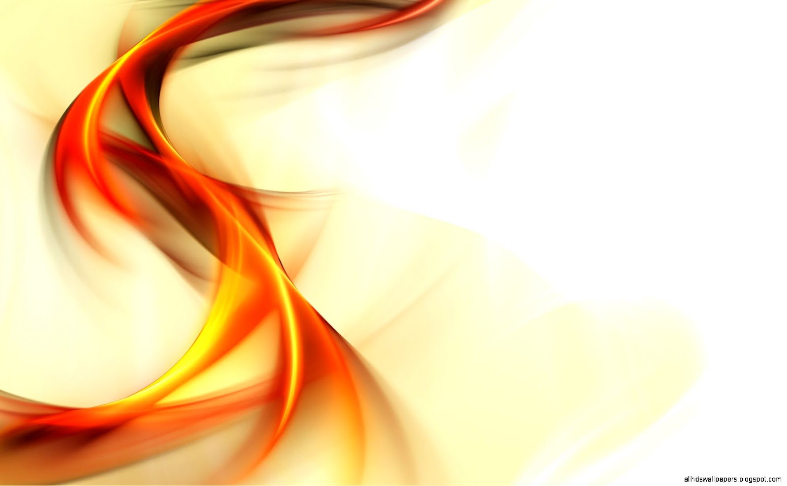 Orange Abstract Design Color