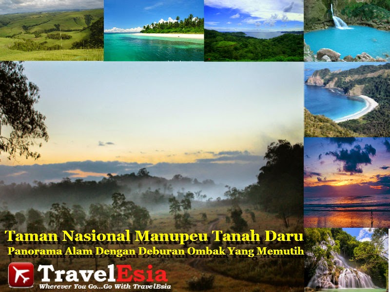 Taman Nasional Manupeu Tanah Daru : Panorama Alam Dengan Deburan Ombak