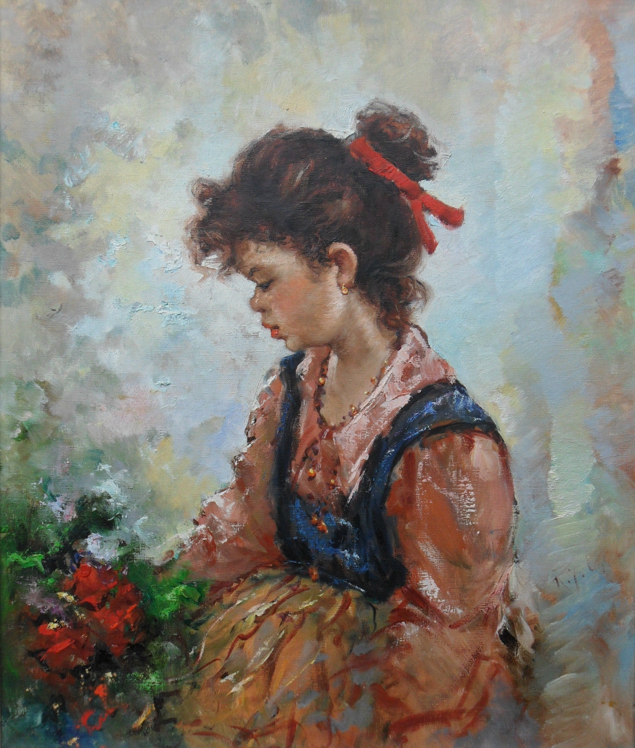 Franco Rispoli (Italian, 19211989) Genre painter Tutt'Art