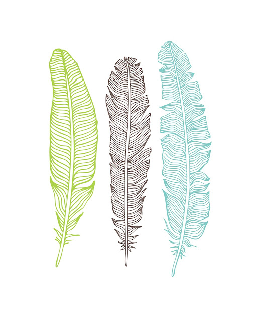 Download your free feather printables—they're perfect stand alone in a matted frame and look fabulous in a gallery wall. Big style ona tiny budget!