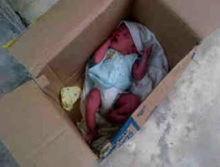 A BABY FOUND INSIDE A BOX IN BIMA