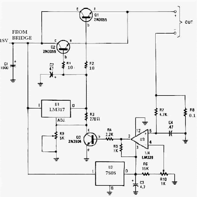 Universal Battery Charger Based on LM317 Circuit Diagram