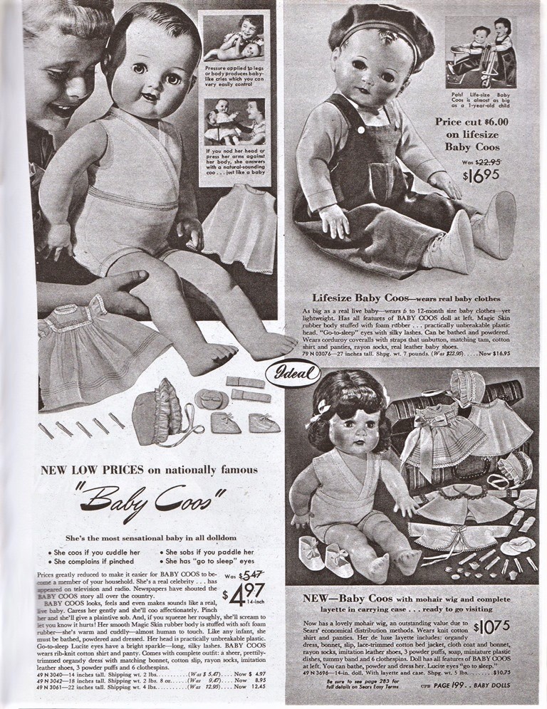 ideal baby coos doll