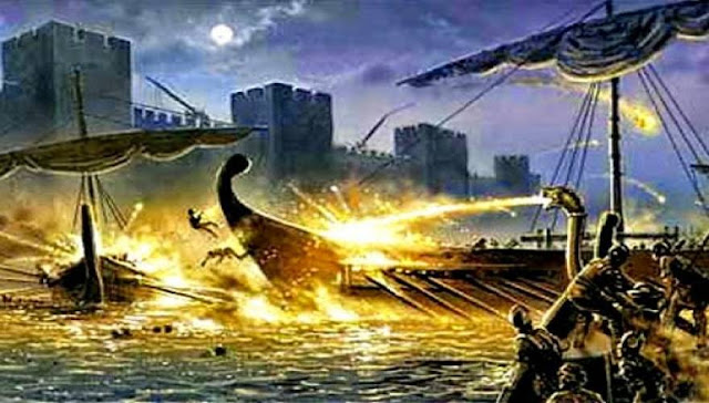 Τα Μυστικά Όπλα Της Αρχαιότητας - Το Υγρό Πυρ, Το Δαμασκηνό Ατσάλι Και Το Όπλο Δέσμης (Φωτό)